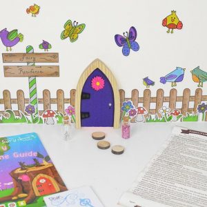 Fairy Door Purple Arched Starter Kit